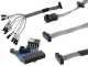 Adapters and cables for the Atmel-ICE debugger. Supports 10-pin 100mil - 20-pin 100mil - squid 100mil - 6-pin 100 mil and 10-pin 50mil connectors
