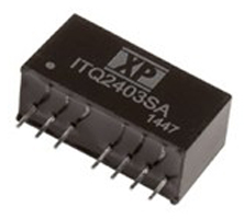 DC/DC Isolated 1.5kV; 6.0W; Uin:9V·36V; Uout:3.3VDC; Iout:1.5A; Eff. 79%;  -40°C to 100°C
