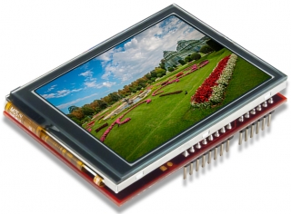 Multi-Touch Display System; PIC32MZ + 2.8' QVGA 320x240; Arduino Platform Evaluation/Expansion Board