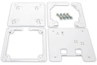 Acrylic Case designed for OpenScope MZ ; 5 pre-cut acrylic pieces, 4 screws and nuts, rubber feet