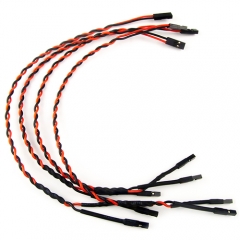 Pack of 4 cables. GND(black) wire twisted to a DIN_USR(colored) signal wire; 100? resistor embedded; Sample rate up to 800MS/s on Digital Discovery