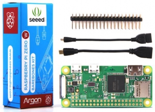 Seeedstudio Raspberry Pi Zero W Barebones Kit; 1GHz; 512MB RAM; 802.11 b/g/n wireless LAN; Bluetooth 4.1