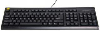 Antistatic PC Keyboard, USB/PS2