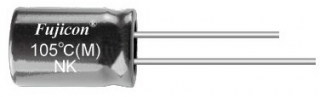 Electrolytic capacitor, Non-polarized, 22uF, 63V, -40~105°C, 20%, 10x16mm, RM5.0mm