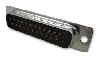 Standard D-sub Plug, 25-position, straight, PCB, male, B-size shell, 250V, 5A