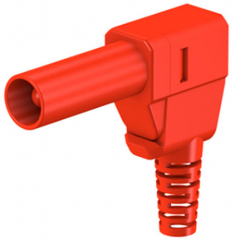 Insulated Banana Plug 4mm, CAT ||, 500V 32A, Solder Connection, Red