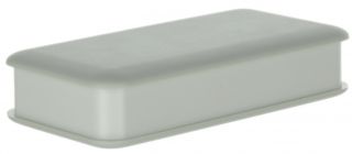 HandHeld enclosure 90x46x20mm (ABS/PC and TPU), Snap-on closing, Two materials  - White RAL 9002/ Light gray RAL 9018