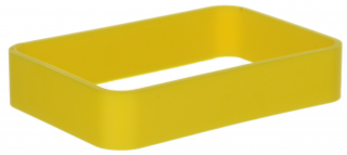 TPU-Protection yellow ring  for the HH-enclosure WK-2. Size: 80x56x15mm, Yellow RAL 1018
