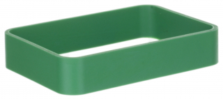 TPU-Protection green ring  for the HH-enclosure WK-2. Size: 80x56x15mm, Green RAL 6024
