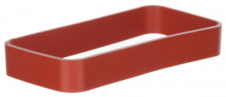 TPU-Protection red ring  for the HH-enclosure WK-3. Size: 90x46x13mm, Red RAL 3018