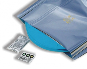 ESD moisture barrier bag, 400х400мм, open, water vapor and grease proof, EMI/RFI and static field shielding, 80um