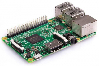 Raspberry Pi 3 Model B Single Board Computer, BCM2837 1.2GHz 64-bit SoC, 1GB RAM