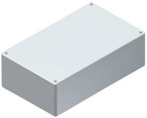 ABS enclosure 215x130x68.5mm; Shell with rounded corners and housing cover; Grooves for inserting PCBs (1.5 mm); Light grey RAL 9018