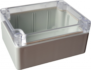Series 200, Type 212, ECO ABS grey /clear lid 1/4 turn, recess
