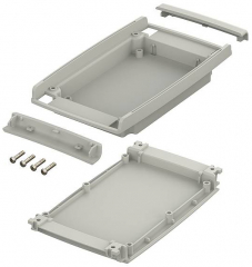 Box Circum, Control panel mounting enclosure, 166.4x95.7x15mm, IP40, Agate Grey, Wall frame: C 1735 WR-7038 