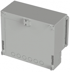Box RCP REGLO-CARD PLUS with clip-on covering frame, 257x217x110.5mm, IP65, Light Grey, ABS 