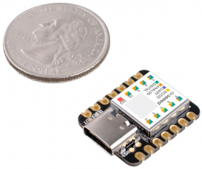 Seeeduino XIAO - Arduino Microcontroller - ARM® Cortex®-M0+ SAMD21@48MHz; 256KB Flash; DAC; 11 Analog Pins; 10 PWM Pins; Reset Pad