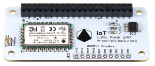 IoT LoRa Node pHAT for Raspberry Pi; RAK811 LoRa Radio 868MHz/915MHz