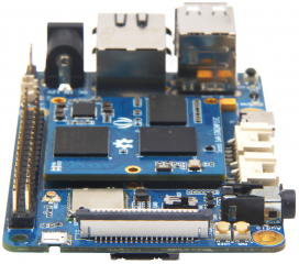 SBC based on 32-bit Dual-core Arm-Cortex-A7 M4 STM32MP157C SoM; 512MB DDR3 RAM; 4GB EMMC; WiFi 802.11 b/g/n 2.4GHz; BT 4.1