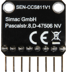 Air quality sensor with soldered pins, I2C