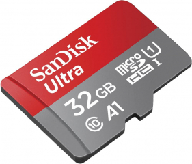 32GB microSDHC (Class 10/A1) UHS-I