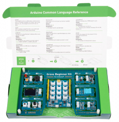 Grove Beginner Kit for Arduino - All-in-one Arduino Compatible Board with 10 Sensors and 12 Projects