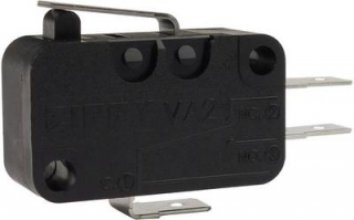 Micro sw lever 3p SPDT Mom. 10A/250V 27.8x15.9x10.3mm
