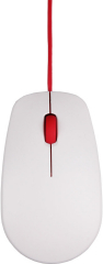 официална мишка за Raspberry Pi 4 бяло/червена