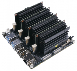 Jetson Nano / Xavier NX Carrier Board for GPU Cluster and Server; with Cooling Fan
