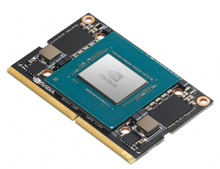 NVIDIA Volta GPU 384 CUDA+48 Tensor cores; 6-core Carmel ARM v8.2 64-bit CPU 6MB L2 + 4MB L3 Cache; 8GB 128-bit LPDDR4x; 6TFLOPS(FP16)/21TFLOPS(INT8)