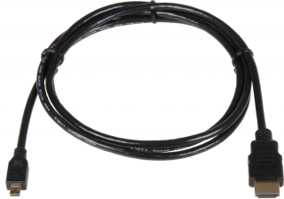 Преходен кабел micro HDMI към HDMI, дължина на кабела 2 метра, черен