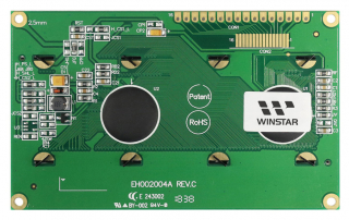 Character OLED Display 20x4 Green 98 x 60 x 10 mm, 5V  ||  DISCONTINUED