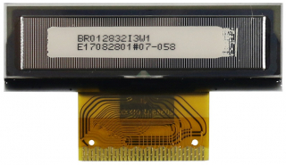 Graphic OLED Display Module; COG; 128x32 White; Interface: 8bits 68xx,80xx / 4-Wire SPI /  I2C; 59.0x18.86x1.41mm, 3.0V; -40°C to +80°C