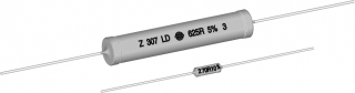 Industrial Wirewound Resistor, Ceramic core, Axial, 4.7?, 3W, 5%, -10~-80ppm, D4.8xL13мм
