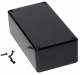 Plastic Box 150x80x50, Black, FR ABS UL94-V0; IP54