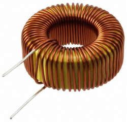 Inductor, Power, Toroidal, 150uH, 0.107 Ohm, 3.0A, 25x12mm