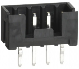Connector Pin Header, P2.0mm, 1X4P, Straight, TH, 30VAC/1A(UL-CSA)