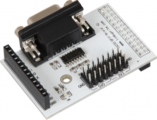 RS-232 Shield for Raspberry Pi