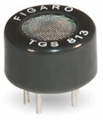Sensor for combustible gases, plastic case, 6 pin
