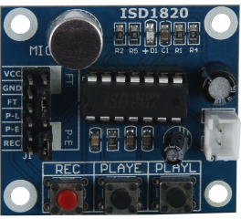 Sound recorder playback module,  ISD1820