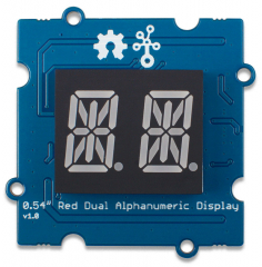 Grove - 0.54" Red Dual Alphanumeric Display