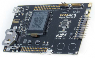 EFM32HG-series ARM Cortex-M0+ MCU 32-Bit Embedded Evaluation Board+Cables+LCD