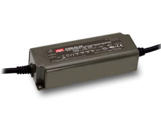 CV LED Driver, IP67, In:90-305VAC, Out:12VDC/5A, 60W, Dimmable(Analog, PWM), 150x53x35mm