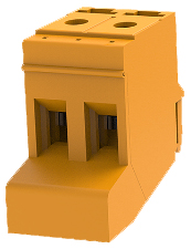 Transformer terminal block 2p 7.5mm 24A 250V AWG24-14
