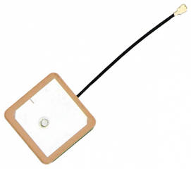Embedded with Cable, Passive, 1559-1606MHz, GNSS L1, Ceramic, 50±2, IPEX 1, Cable Mounting, 25x25x6.5mm