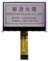 Graphic LCD Module; COG; 256x128; White LED BL; FSTN Pos., Transflective; 80.0x54.0x9.05mm; ST75256i IC; 6800, 8080, SPI, I2C; 3.3V; -20°C to +70°C
