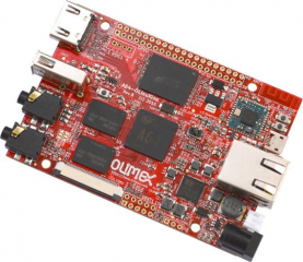 Open Hardware Single-board Computer(Android, Linux), A64 Quad-Core CPU, RAM 1GB, 5.0V, 90x62.5mm