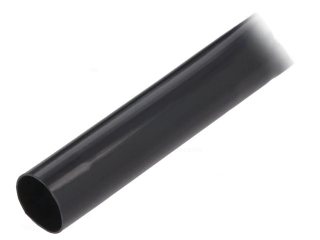 PVC Electro-Insulating Tube, Black, Din=14mm, -20~125°, PRICE FOR 1 m