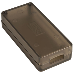 Plastick box USB 65 X 30 X 15.5MM ABS T GREY