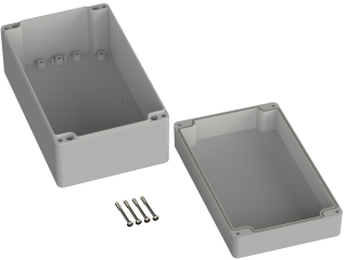 Universal Enclosure;  polycarbonate;  light grey; 200 mm x 120 mm x 90 mm; IP66